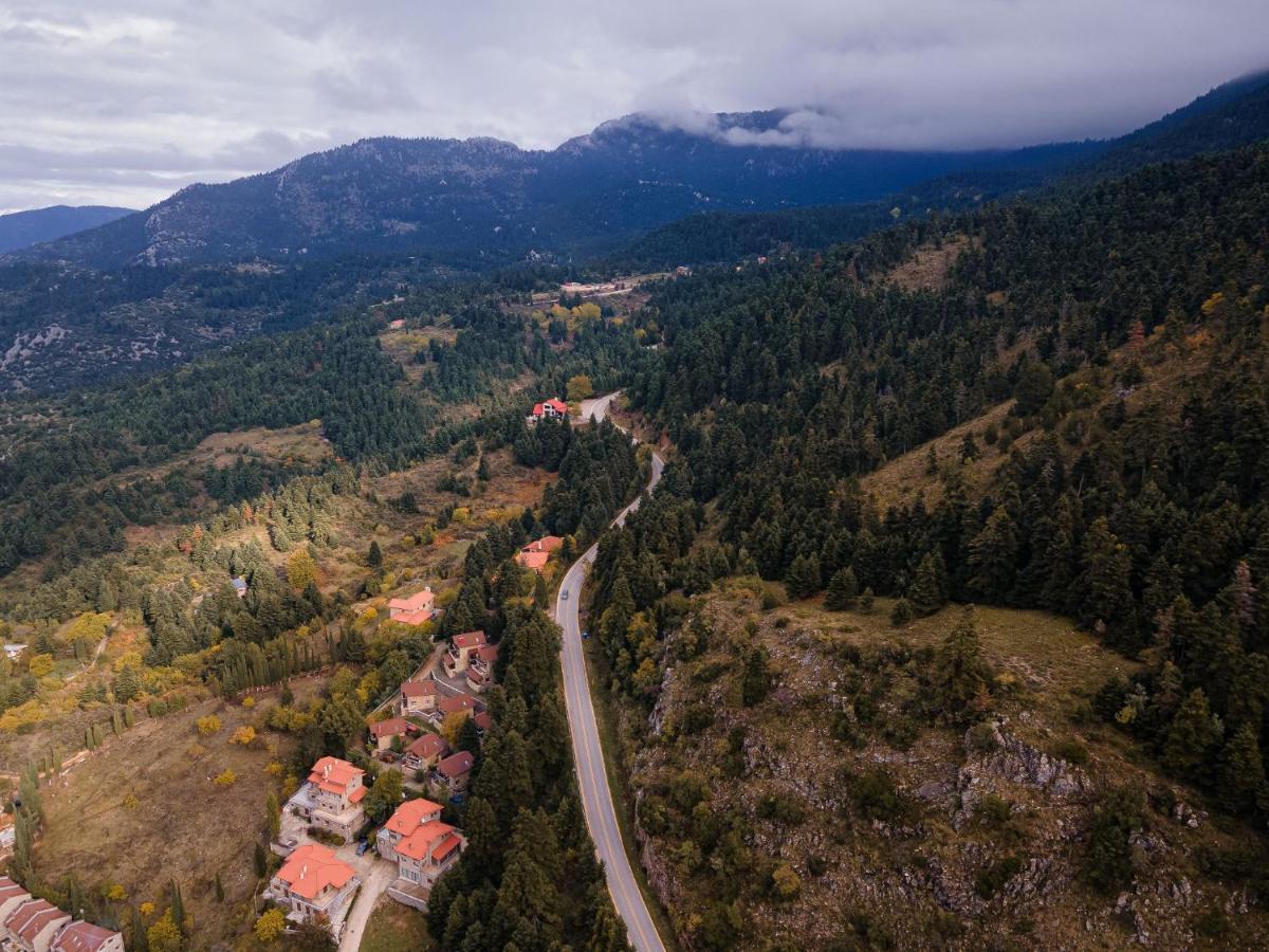 Parnassus Dreamwood Chalet Eptálofosz Kültér fotó